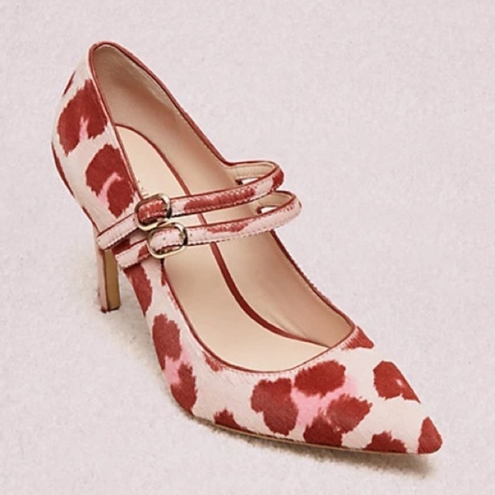 EUC Kate Spade Leopard Victorina Heels. Size 5.5